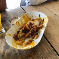 Tried to take a pic of the chili cheeze fries but everyone ate it so fast! So good!! at enVie A Vegan Kitchen in Halifax