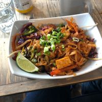 Pad Thai. So yummy!!! at enVie A Vegan Kitchen in Halifax