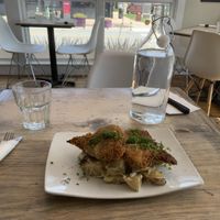 Lions Main Schnitzel   at enVie A Vegan Kitchen in Halifax