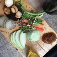 The charcuterie plate at enVie A Vegan Kitchen in Halifax