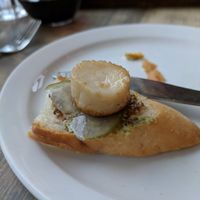 Vegan scallops at enVie A Vegan Kitchen in Halifax
