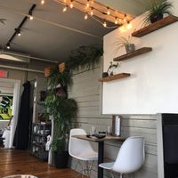 Cute place at enVie A Vegan Kitchen in Halifax