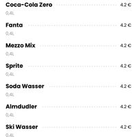 Drinks  at Gletscher 2600 in Garmisch-partenkirchen