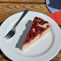 Himbeer -Haselnusskuchen  at Gletscher 2600 in Garmisch-partenkirchen