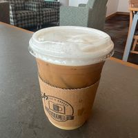 Lavender cold brew with oat milk foamm  at Coffee Hub - Dayton Metro Library in Dayton