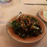 Palak Chaat (without yogurt) at Dishes of India in Alexandria