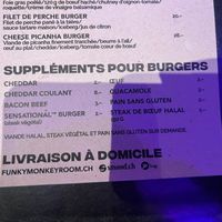 Vegan patty  at Funky Monkey Room in Geneva