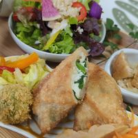 ヴィーガン春巻き at Gekko Vegan Cafe - 月虹 in Ehime
