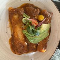 Vegan enchiladas.   at Tamayo in Denver