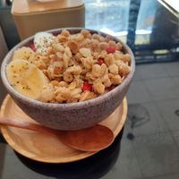 Dragon fruit smoothie ball at Maruthi Bhojan in Hoi An