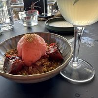 Dessert  at Nick O'leary Wines in Wallaroo
