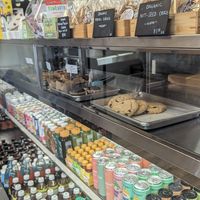 Vegan cakes at Naturally Good Foods & Cafe in Montauk