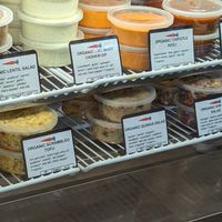 Deli salads at Naturally Good Foods & Cafe in Montauk