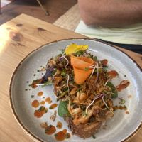 Pulled mushroom.  at COZY in Delft