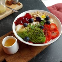 Végétal yoghourt granola at COZY in Delft