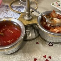Sauces for Papadam  at Punjabi Curry in Calpe
