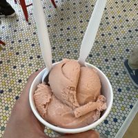 Strawberry kiwi  at OddFellows Ice Cream - Posman Books in Pittsburgh