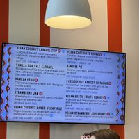 Menu   at OddFellows Ice Cream - Posman Books in Pittsburgh