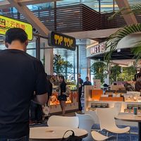 View of food stall at SIN - Tip Top - T1 Transit in East Singapore