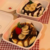 fluffy pancakes at Ramen Bar Akira in Rome