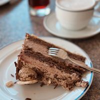 Vegane Schokosahnetorte  at Café-Bäckerei Hug in Schluchsee