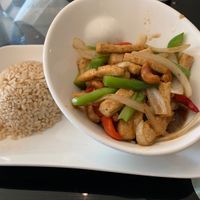 Thai Chili Tofu w/ brown rice at Green Papaya in Jacksonville