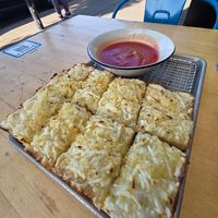 Cheesy Garlic Bread VG style at Square Pie Guys - Beach St in San Francisco