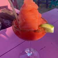 Margarita  at Barefoot Bar in Placencia