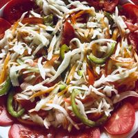 mixed fresh saladd  at Curry Leaf in Thiruvananthapuram