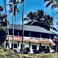 here’s the lovely building overlooking the beachh  at Curry Leaf in Thiruvananthapuram