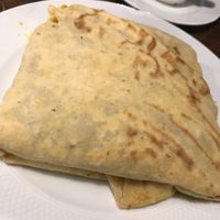 Chickpea potato roti at Mango's Caribbean Cookhouse in Huntsville