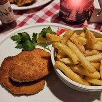Vegan schnitzel at Paulaner's an der Schlachte in Bremen