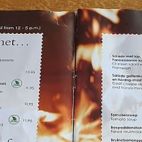 Lunchkaart at 't Wapen van Marion in Oostvoorne