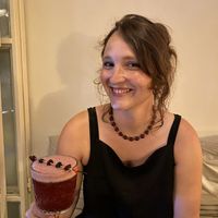 Mocktail „berries on the side"  at 4Stories in Kathmandu