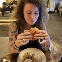 Vegetarian trio pulled mushrooms merger with apple slaw   at 4Stories in Kathmandu