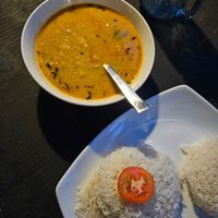 Dhal and String Hoppers at The Garlic Restaurant Udawalawe in Udawalawe