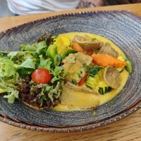 Vegan beef with mango sauce (you have to order rice separately) at Maison Viet Olomouc in Olomouc