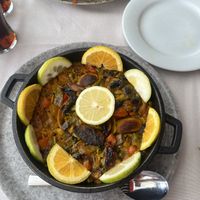 Vegetable paella  at Planet Steakhouse in Gran Canaria