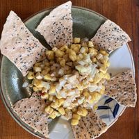 Fried tofu and mushroom   at Tree Vegan Kitchen in Sapa