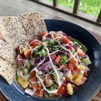 Green salad   at Tree Vegan Kitchen in Sapa