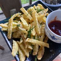 Lime chips   at Tree Vegan Kitchen in Sapa