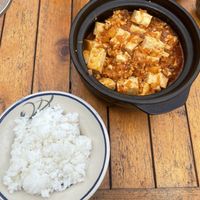 Spicy Tofu served with ricee #Veganuary at Tree Vegan Kitchen in Sapa