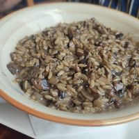 Risotto de hongos at La Cava in Punta Del Este