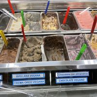 Opciones veganas  at Gelateria Arlecchino in Punta Del Este