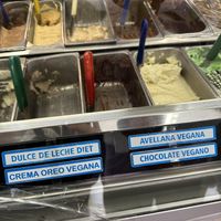 tres opciones veganas  at Gelateria Arlecchino in Punta Del Este
