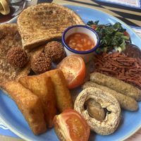 Big vegan breakfast   at Arturo Lounge in Penrith