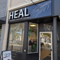 The welcoming entrance. at HEAL in Milton