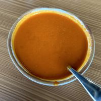 Tomato soup  at Gathering Cafe in Summerville