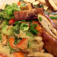 Panang curry with Tofu at Gathering Cafe in Summerville
