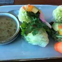 Fresh rolls  at Desert Lotus in Abu Dhabi